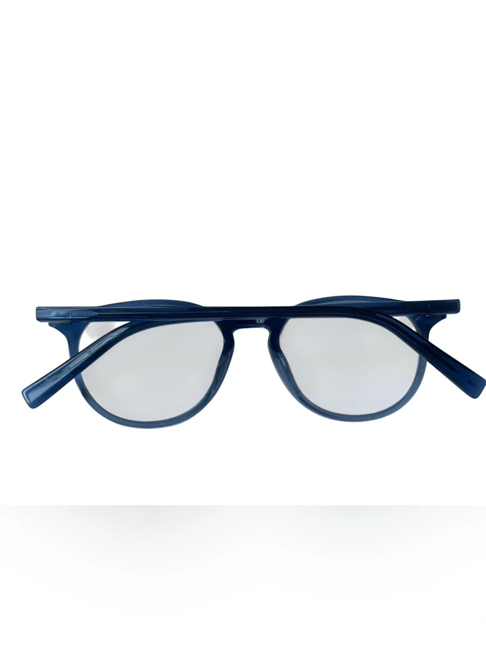 Warby Parker Butler M 347 Blue Eyeglasses Frame 52-19-145 Full Rim Eyewear.